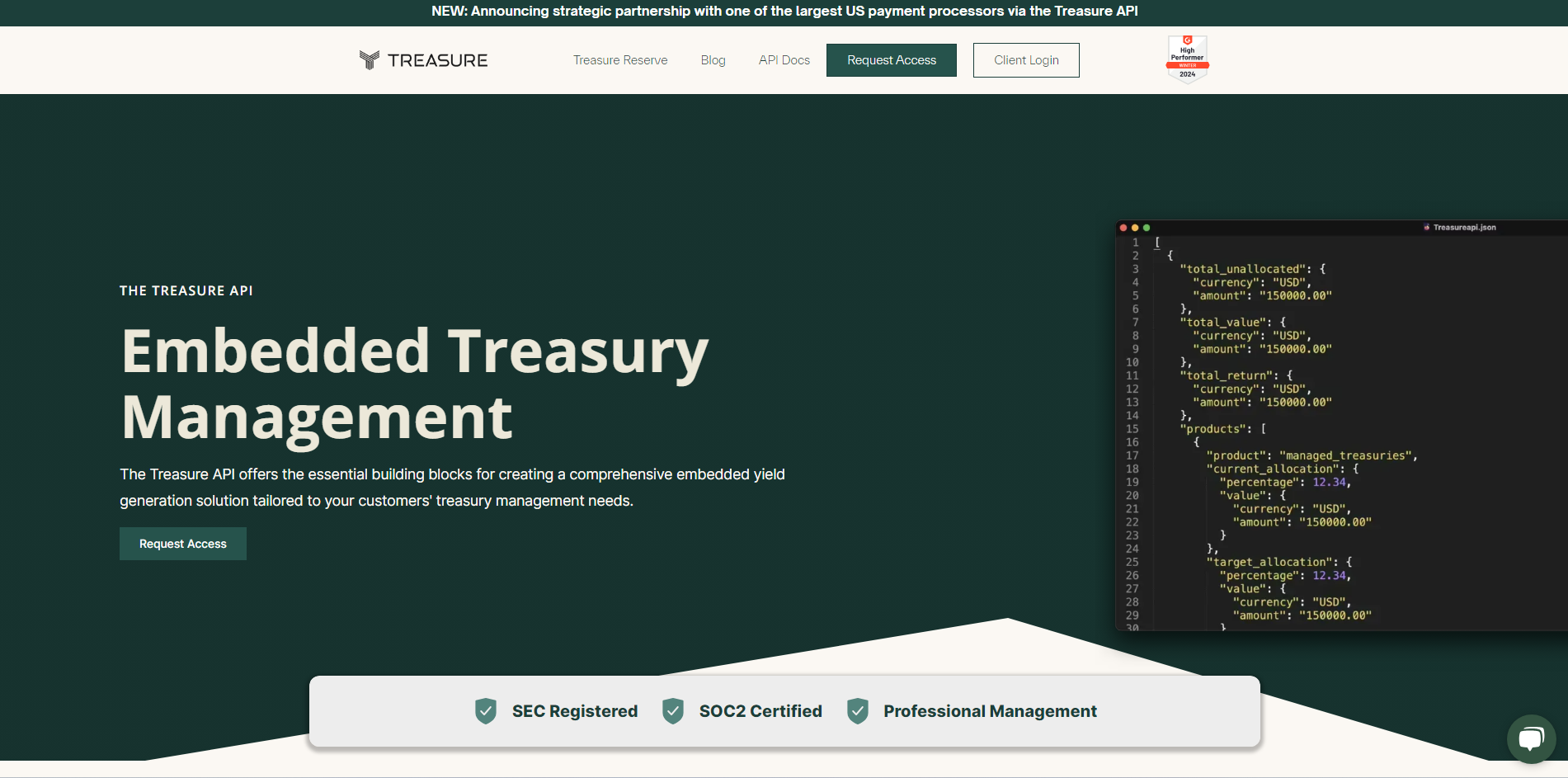 Treasure Financial